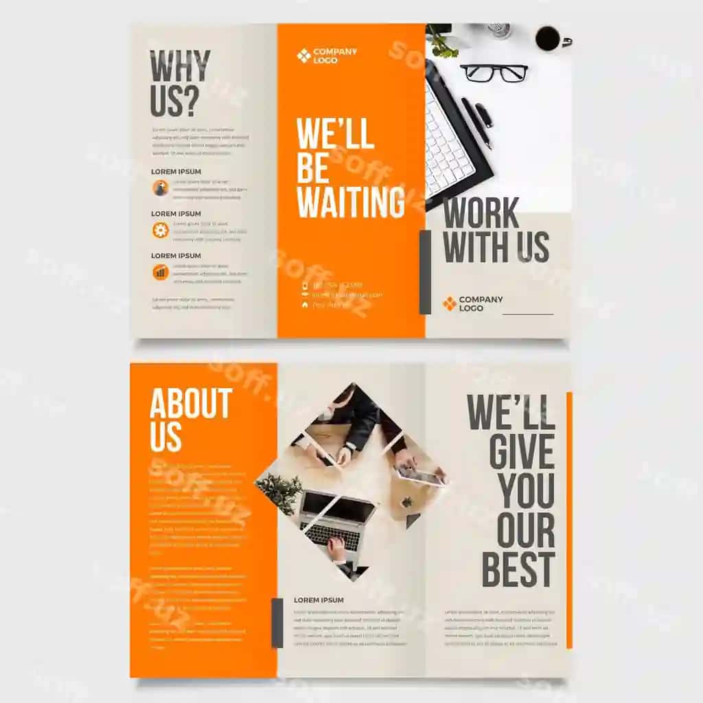 Minimal broshyur shabloni | Minimal brochure template