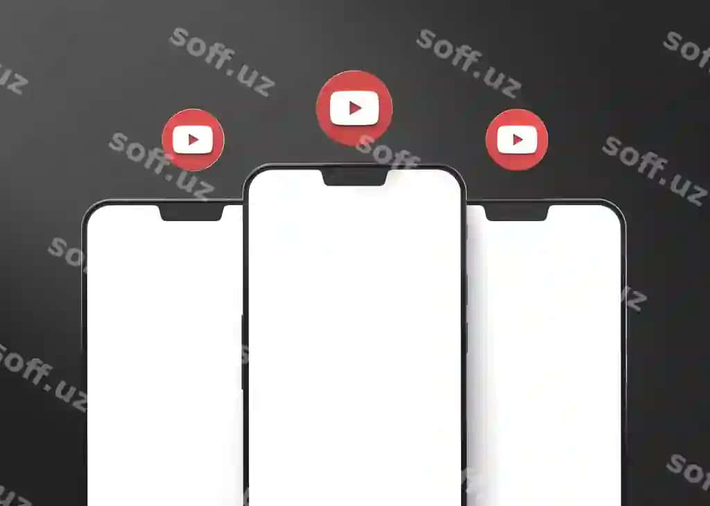 Ijtimoiy media ilova interfeysi namunasi akilliq telefonda | Social media app interface mock up smartphone