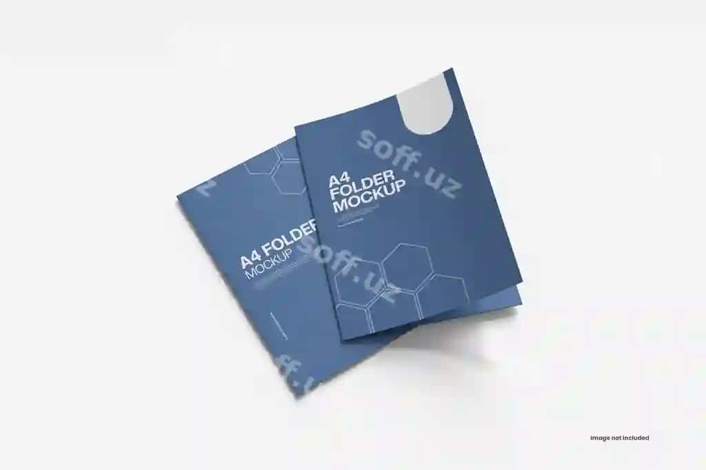 A4 papka namunasi | A4 folder mockup