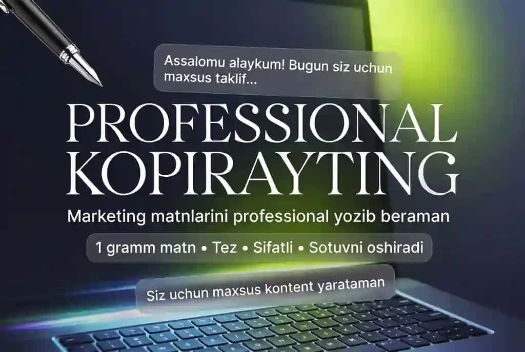 Professional kopyrayting xizmati