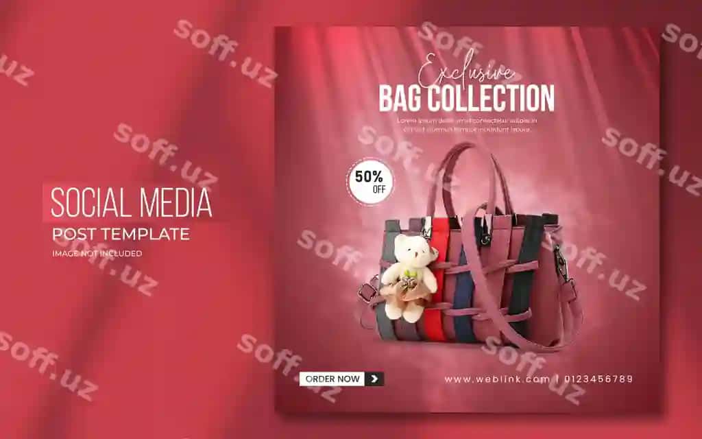 Moda sumka, Ayollar sumkasi, Sotuv, Ijtimoiy tarmoqlar posti, Banner, Instagram posti | Fashion bag ladies bag sale social media post banner instagram post