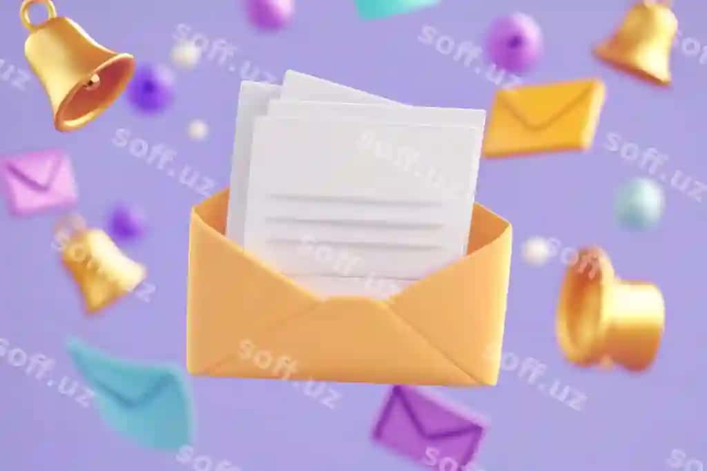 Kartochka qutisi konvert bilan, uningda konvert so'zi yozilgan. | Card box with envelope that says envelope it