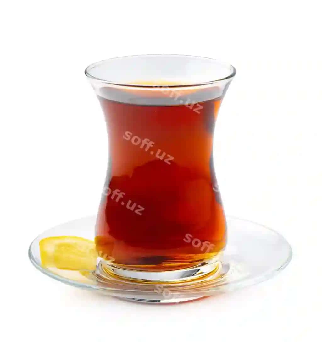 Koppa choy ajraltirilgan oq orqa fonda | Cup tea isolated white background