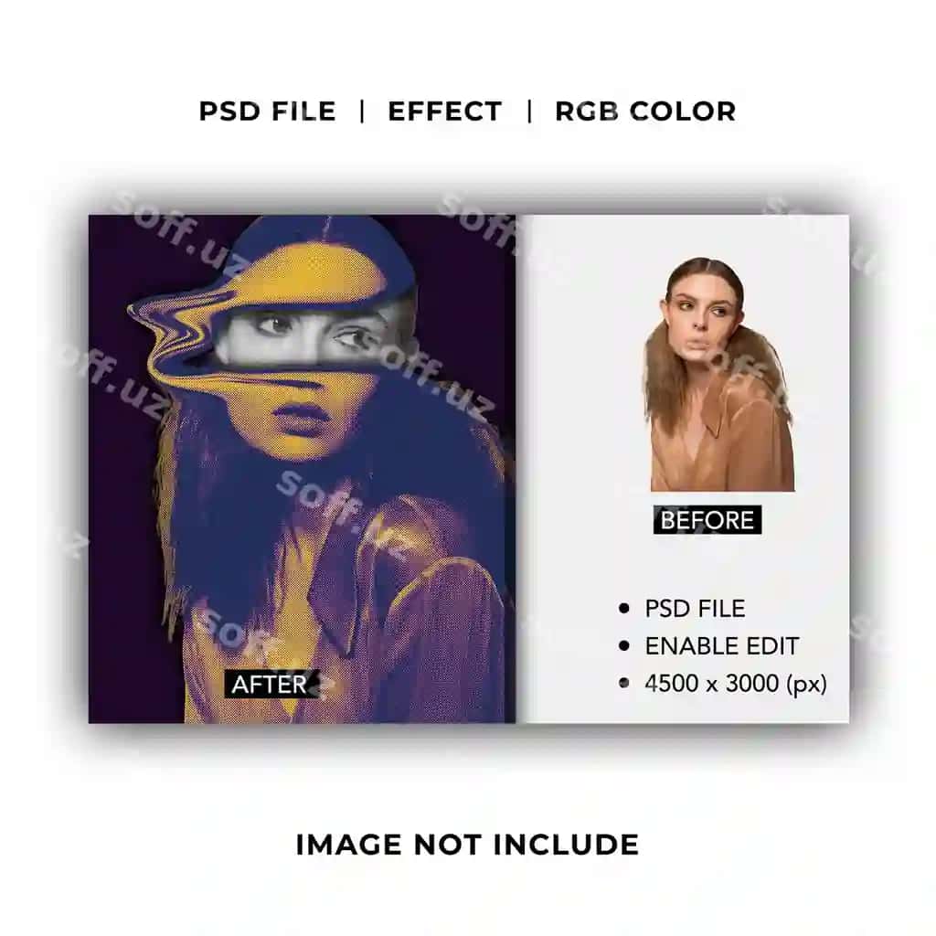 Liquify fotosurat effekti | Liquify photo effect