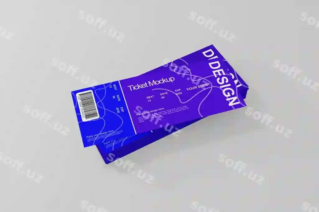 Chipta prototipi | Ticket mock up
