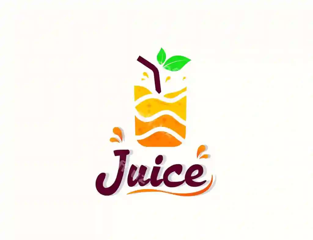 Yangi apelsin shirin suvi logotip dizayni | Fresh orange juice logo design