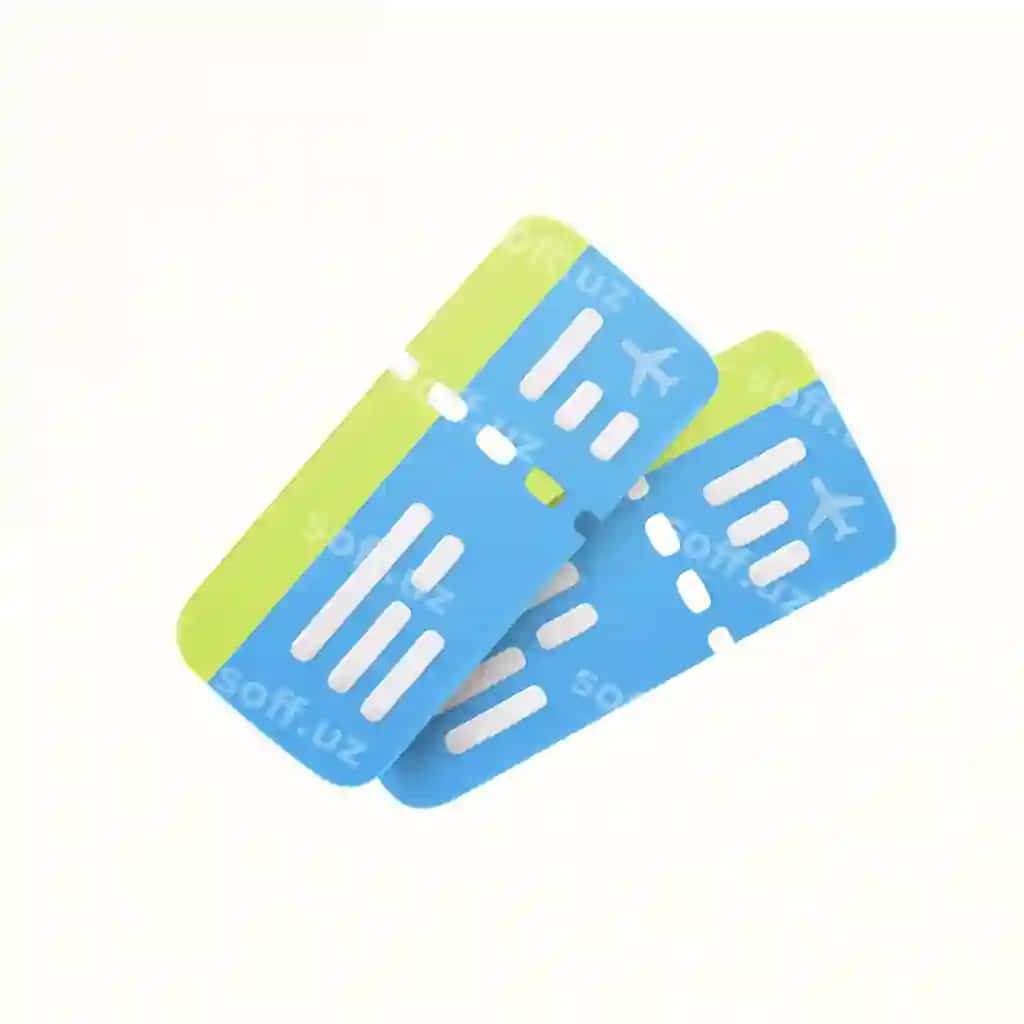 Yirtqich samolyot qog'oz chiptasi havoga sayohat yo'lni transport kirish | Ragged airplane paper ticket air travel journey transportation access