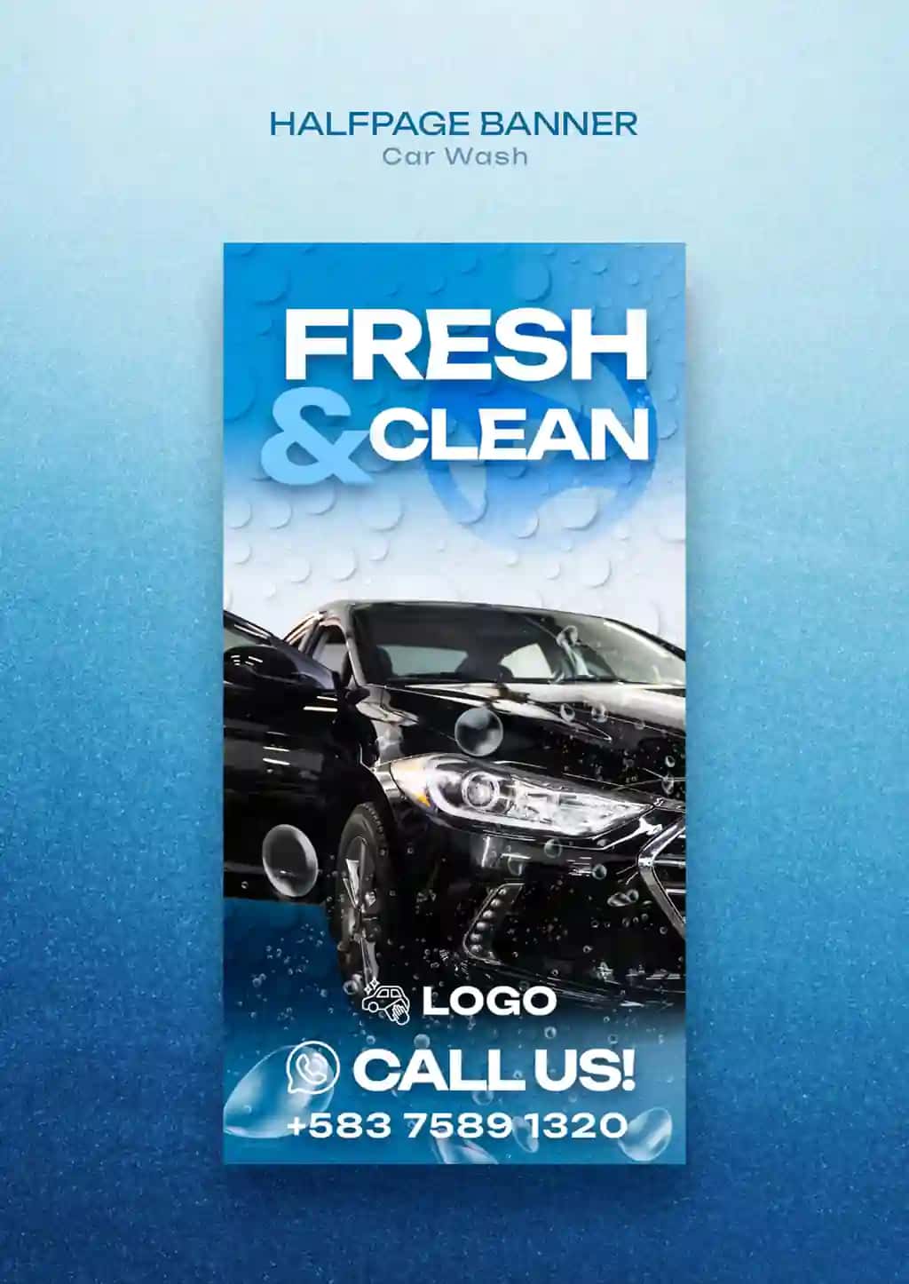 Avtomobil yuvish shablonlari dizayni | Car wash template design