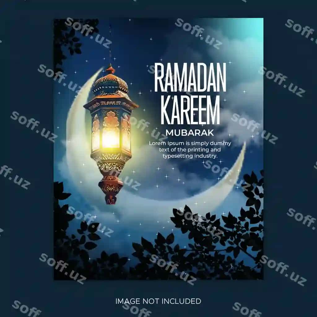 Ramazon kareem muborak Instagram posteri | Ramadan kareem mubarak poster instagram
