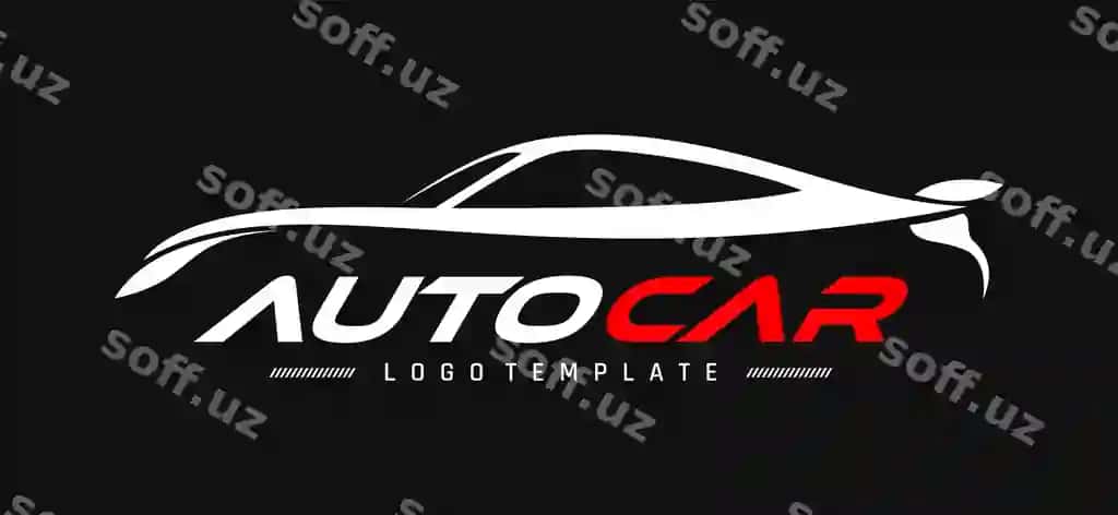 Abstrakt mashina siluetta logotip dizayni zamonaviy minimalist tekis oddiy | Abstract car silhouette logo design modern minimalist flat simple