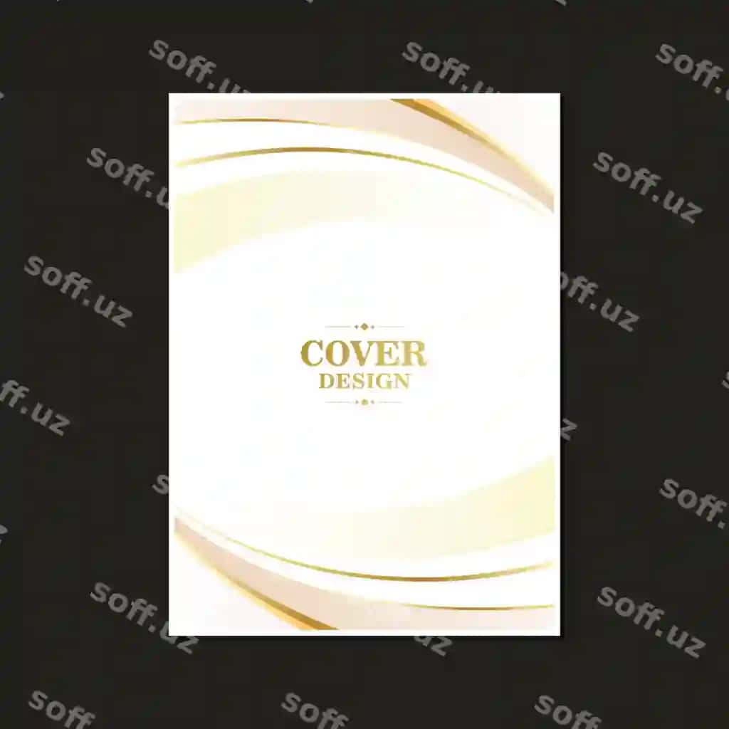 Hashmatlik oq altin abstrakt to'lqin qop | Luxury white gold abstract wave cover