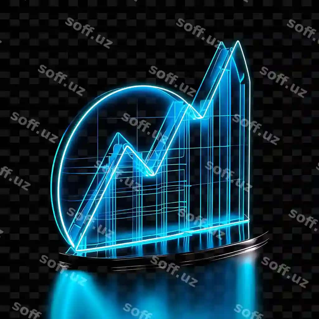 Ko'k grafik grafik bilan | Blue graph with graph it