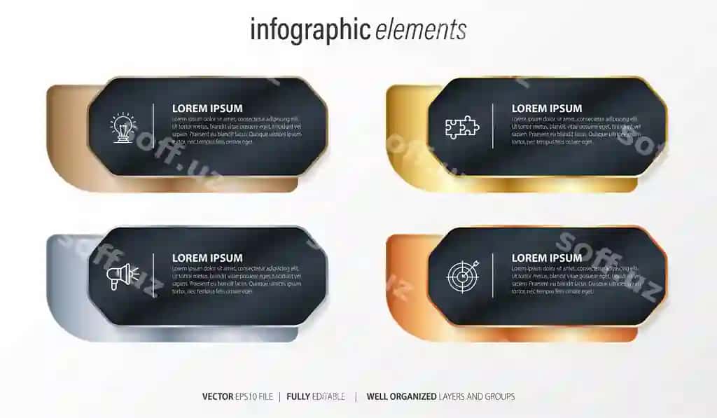 Biznes infografika elementi | Business infographic element