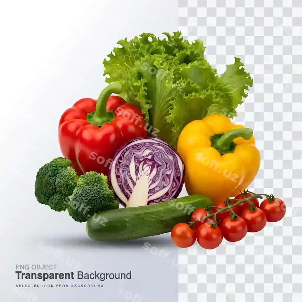 Yangi rangli meva va sabzi salatlari sog'likli ovqatlanishni rag'batlantirish | Fresh vibrant vegetables healthy eating promotion