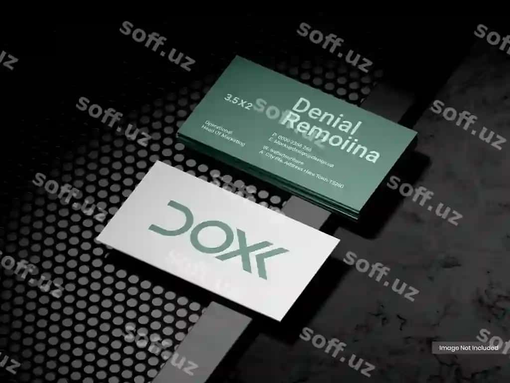 Professional tashrif qog'ozi dizayn shabloni | Professional business card design template