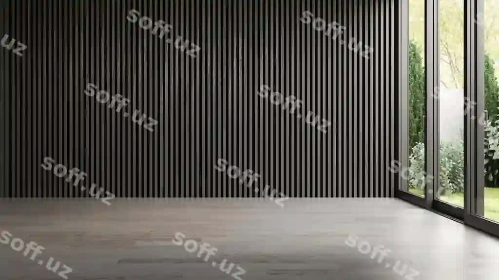 Ichki bo'sh xona 3 o'lchovli rendering | Interior empty room 3 d rendering