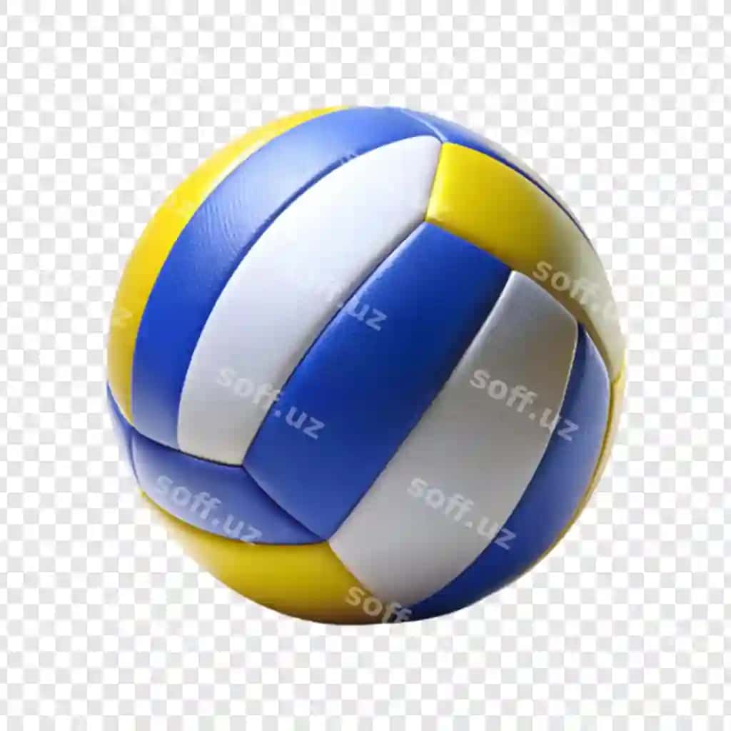 Choyon voleyball shaffof fonda ajraltirilgan | Leather volleyball isolated transparent background