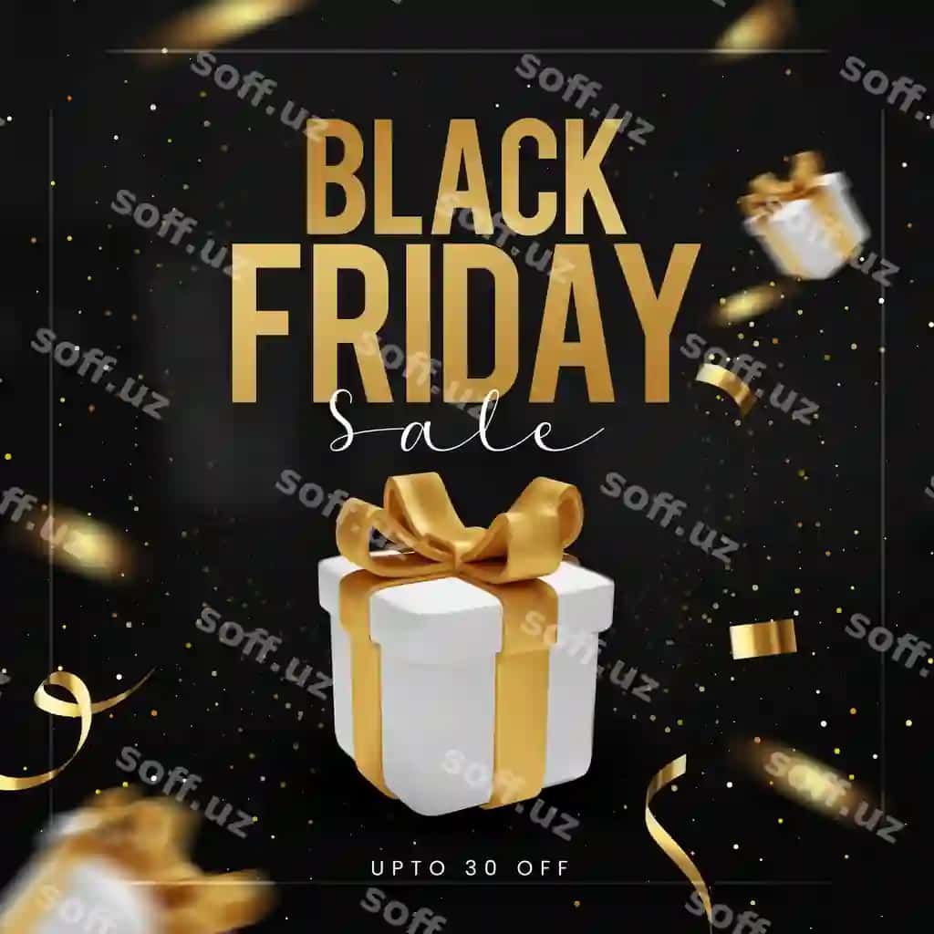 Black Friday aktsiyasi kvadrat banner flyer ijtimoiy tarmoqlar post shabloni | Black friday sale square banner flyer social media post template