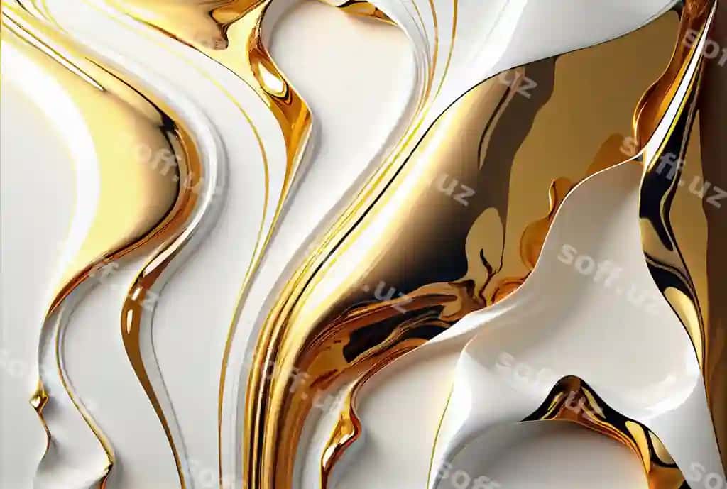 Oq oltin marmar teksturasi | White golden marble texture