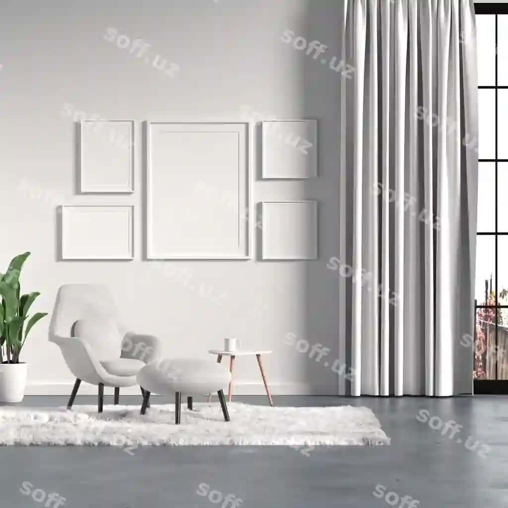 Mebel ramkali namuna | Furniture with frame mockup