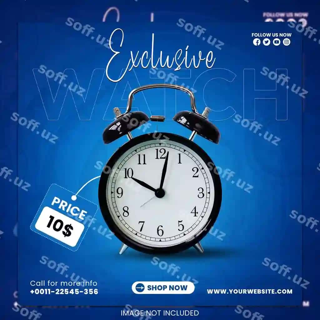 Yangi kelgan soat «yangi kelgan» nomli mahsulotni reklama qiladi. | New arrival watch advertises product called new arrival