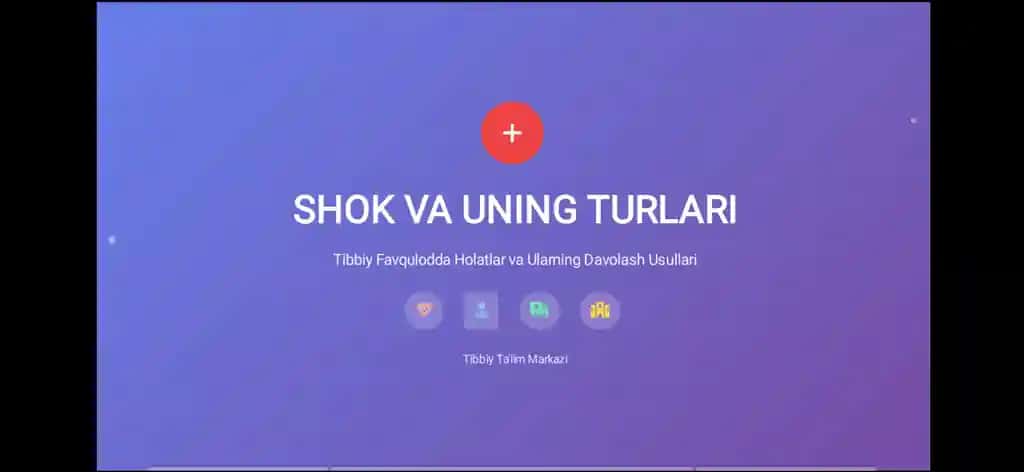 Shok va uning turlari