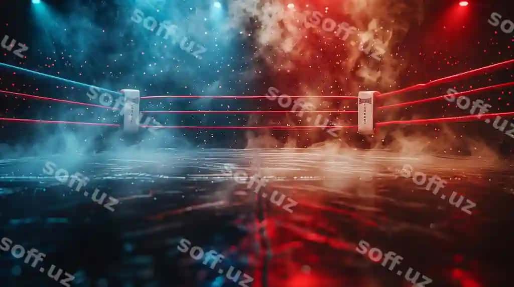 Versus orqa fonda rasm chap-o'ng solishtirish kvadrat boks maydoni orqa fonda | Versus background image left right comparison square boxing ring background
