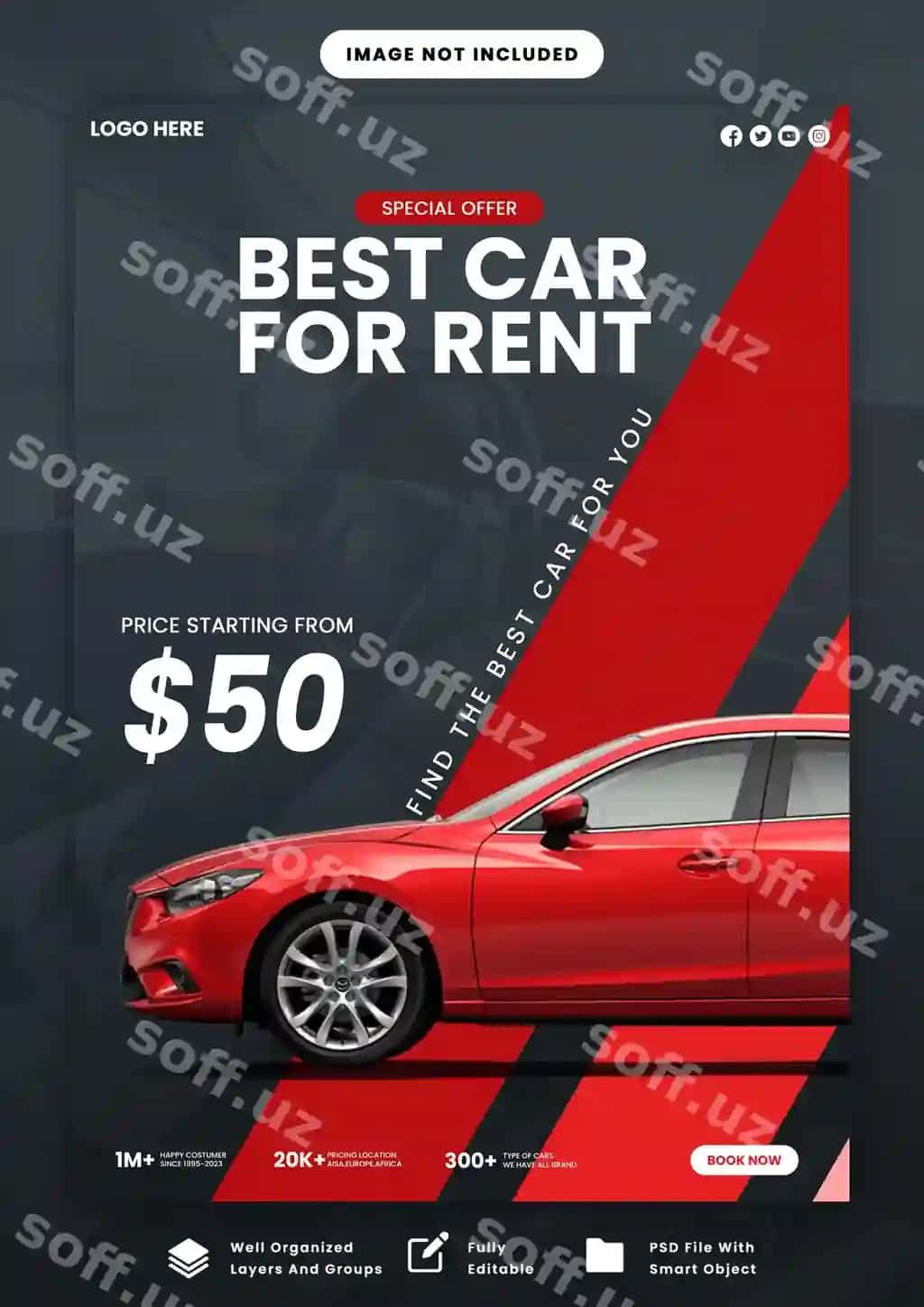 Mashina poster dizayni | Car poster design