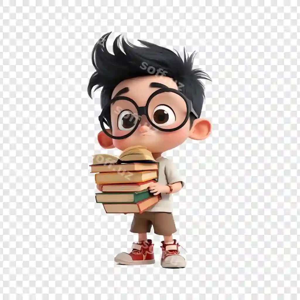 Maktab yili boshlanishi ajralgan shaffof fonda | Back school season isolated transparent background