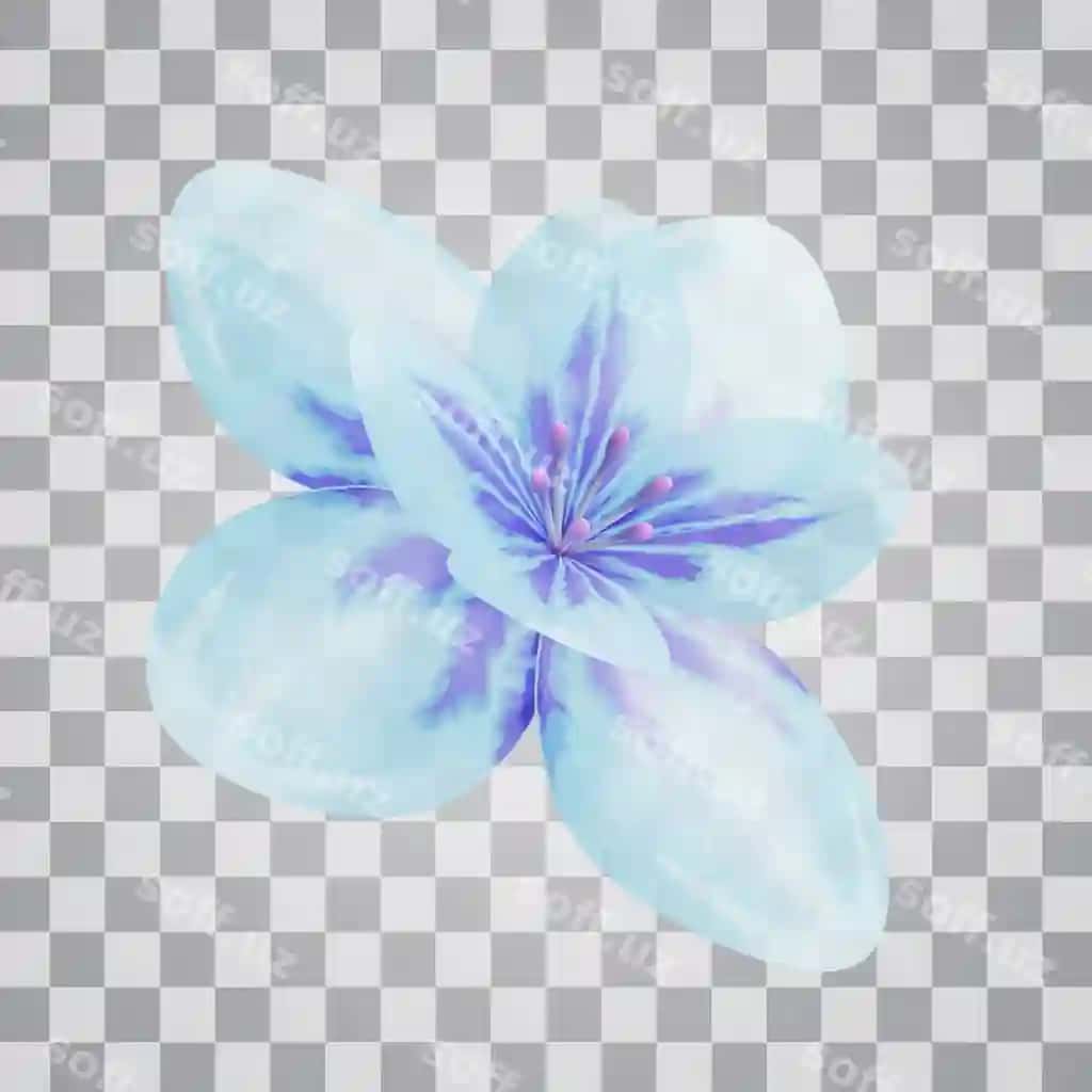 Violet gul alpha foni | Violet flower alpha background