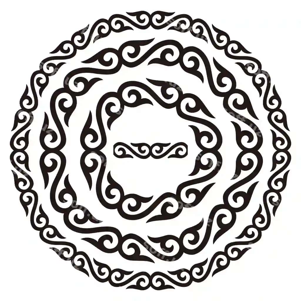 Qozog' bezemlar | Kazakh ornaments