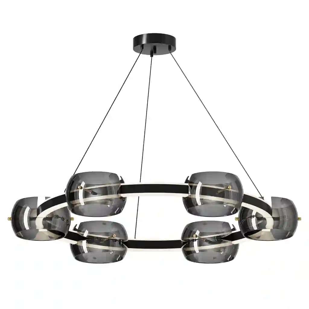 DILAN RING chandelier 6 heads