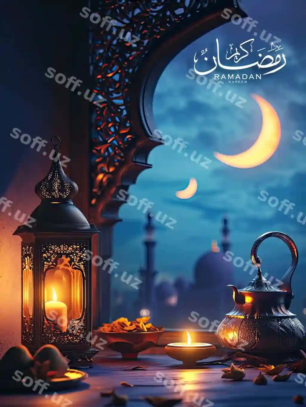 Ramazon afisha shabloni Ramazon media ijtimoiy post shabloni | Ramadan poster template ramadan media social post template