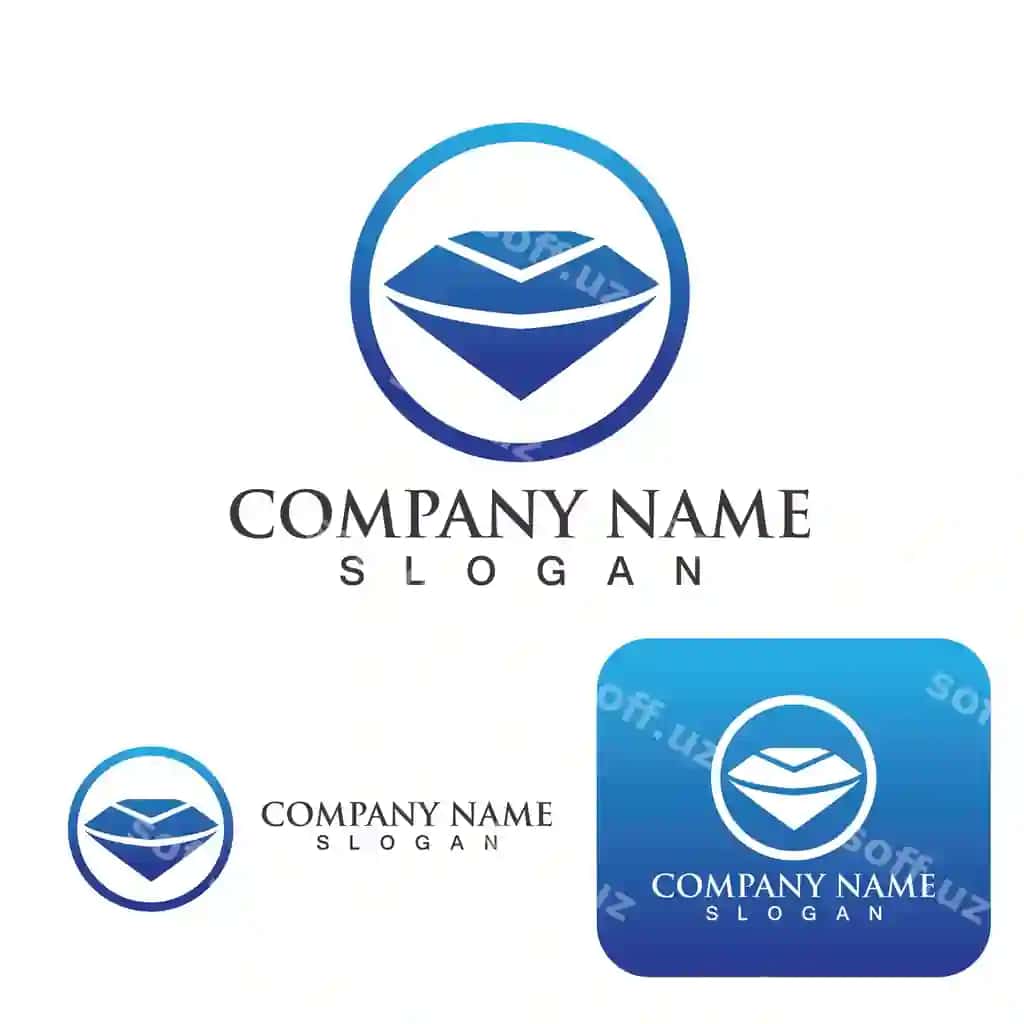 Hindiz logo shablon vektor ikon illustratsiya dizayn | Diamond logo template vector icon illustration design