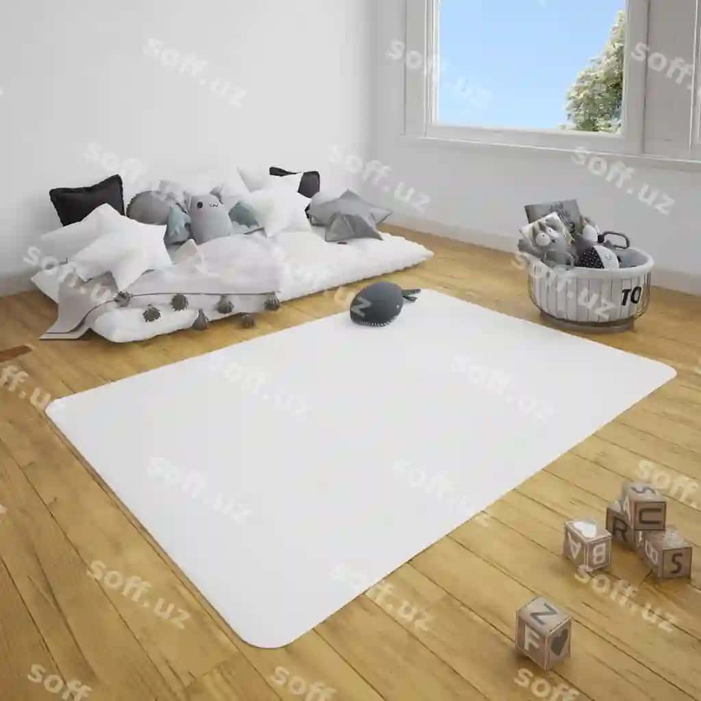 Bolalar xonasi, uy qurashi, gilam, yong'oq qavat | Children s room with sofa carpet wooden floor