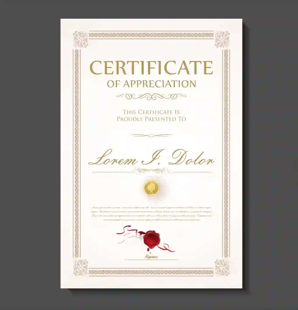 Sertifikat diplom retro vintage dizayn | Certificate diploma retro vintage design