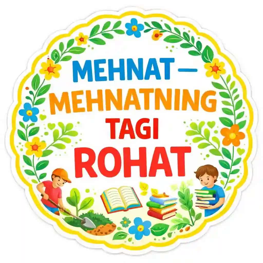 Mehnat mehnatning tagi rohat (Kelajak soati)