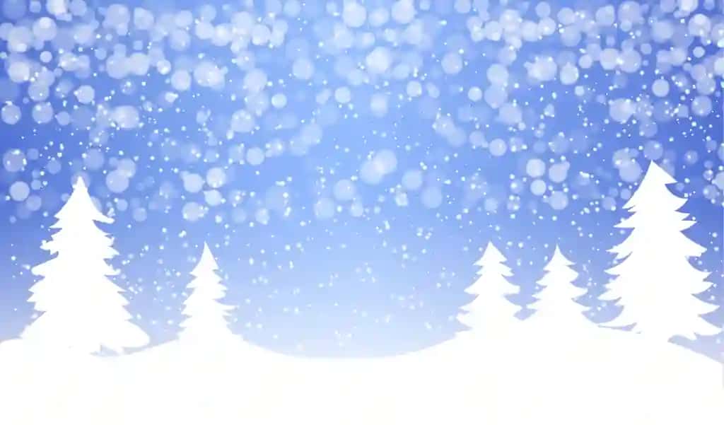 Ushbu qishki manzara tasviri tinch muhitni namoyish etadi | This winter landscape illustration showcases tranquil setting with