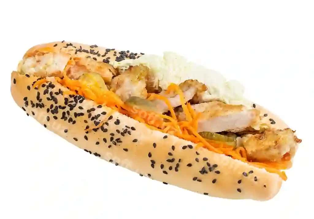 Mumtazo panini ajraltirilgan oq yuz | Delicious panini isolated white surface