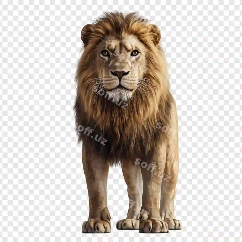 Sher oq fonda va qora fonda | Lion white background with black background