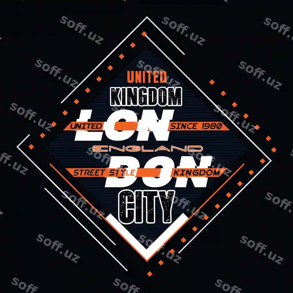 London tipografiya bosma illustratsiya futbolka vektor san'at vintage | London typography print illustration t shirt vector art vintage