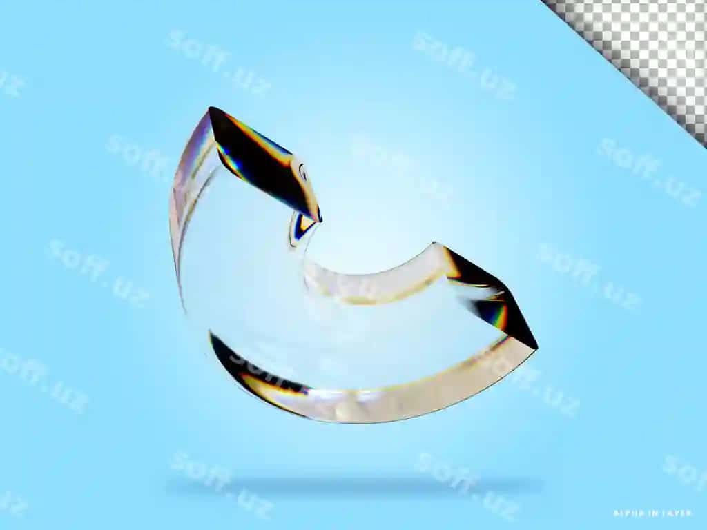 Anqarli geometric shakl kelajakchi dispersiya steklovoy material dizayni | Abstract geometric shape futuristic dispersion glass material design
