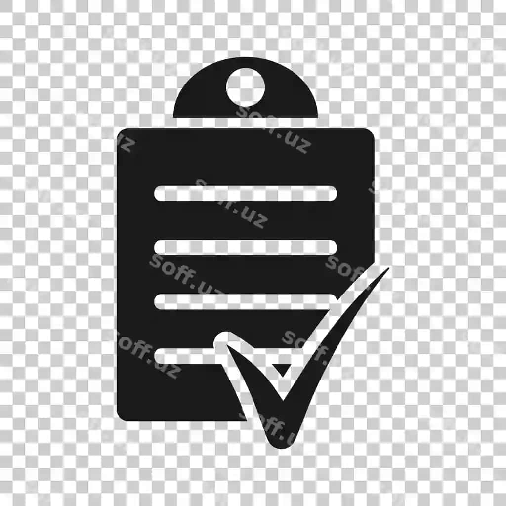 Hujjat tekshirish ro'yxati ikonkasi flat uslub hisobot vektor illustratsiyasi oq | Document checklist icon flat style report vector illustration white