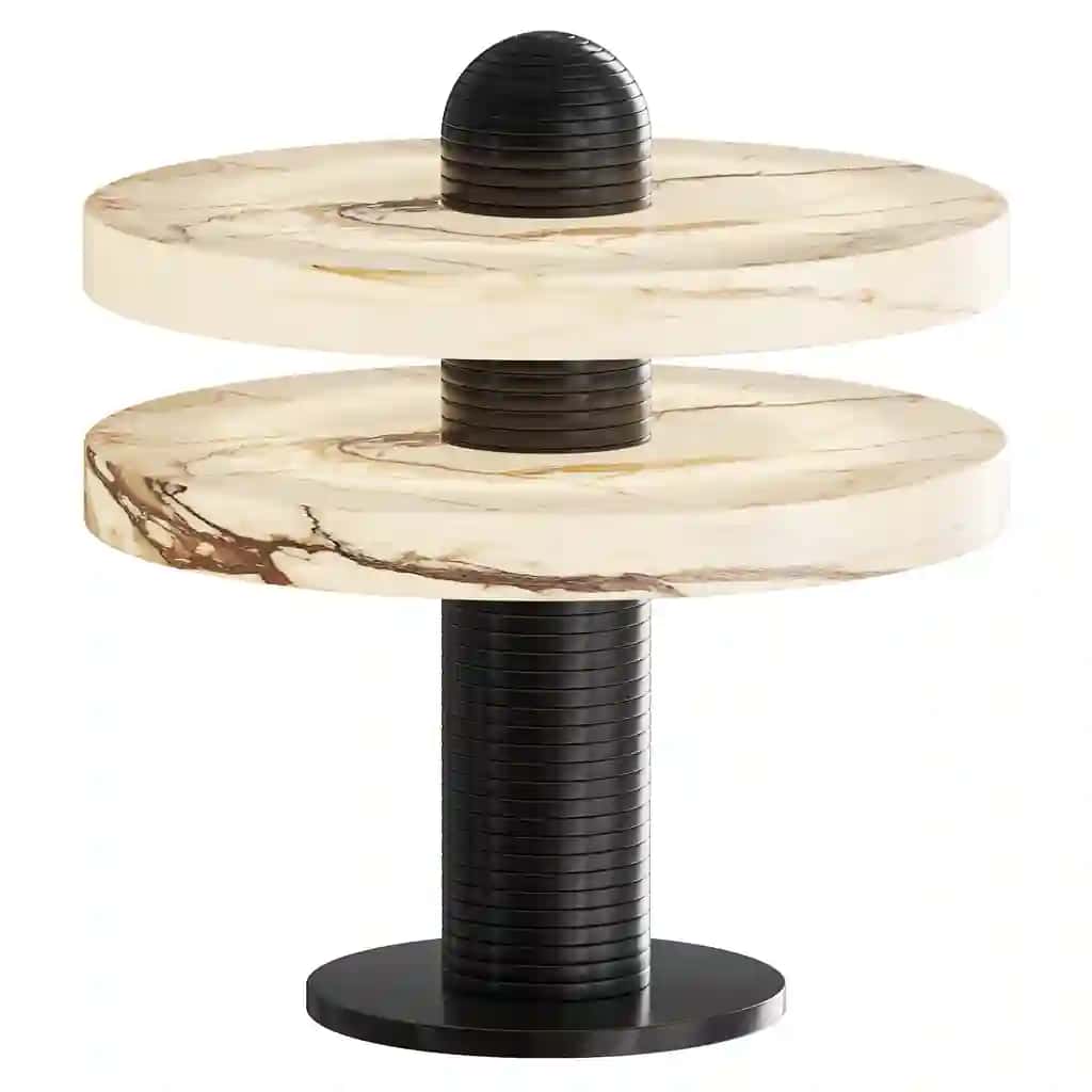 Alabaster Comet Table Lamp 2 tier