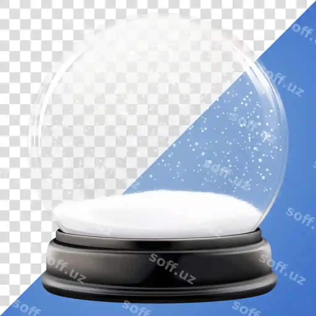 Png qaror shar bo'sh shaffof to'plamli | Png snow globe ball empty transparent collectible