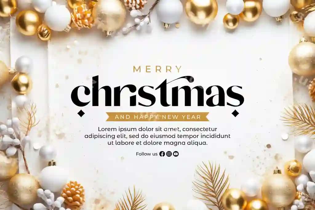 Baxrom Sinta baner shabloni Sinta dara qoramal yog'di bargi | Merry christmas banner template christmas brance pine tree leaf