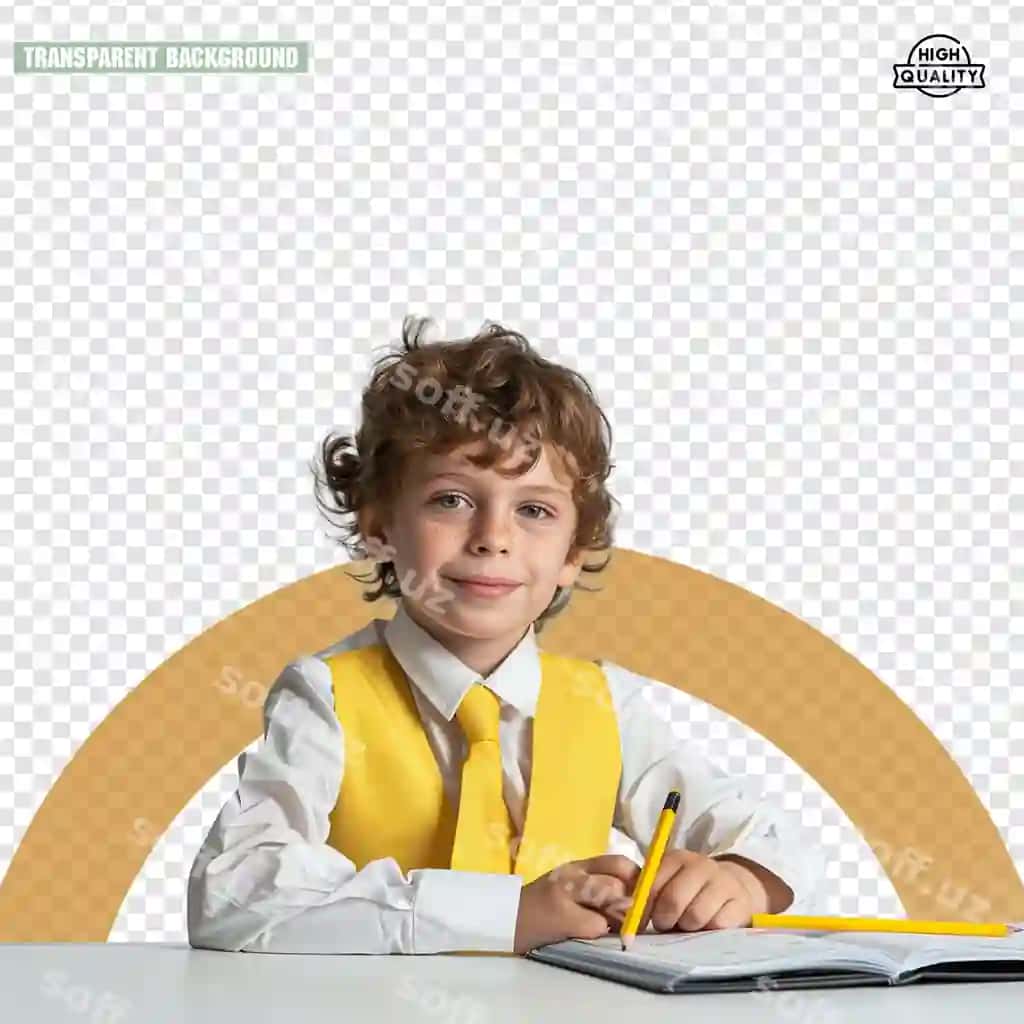 Bola sarıq rucksakda "maktab" yozilgan. | Child with yellow backpack that says it back shcool