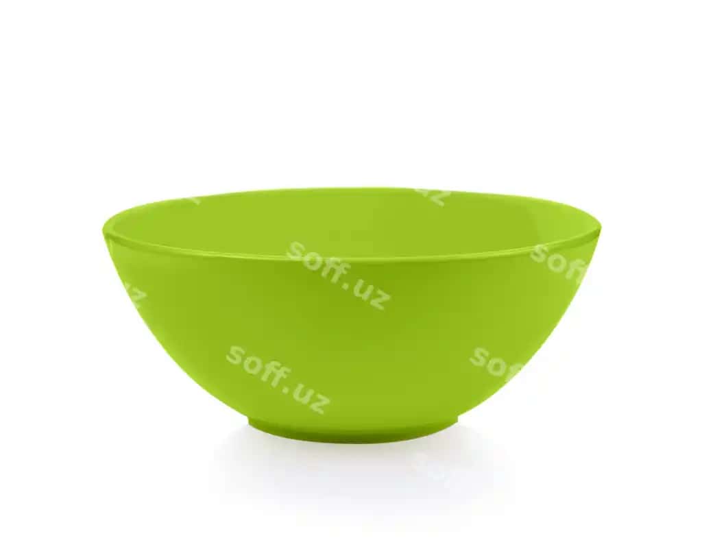 Qovur yashil bo'sh ajralgan oq | Green bowl empty isolated white