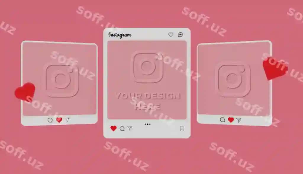 3d mock up ijtimoiy tarmoq posti | 3d mock up social media post