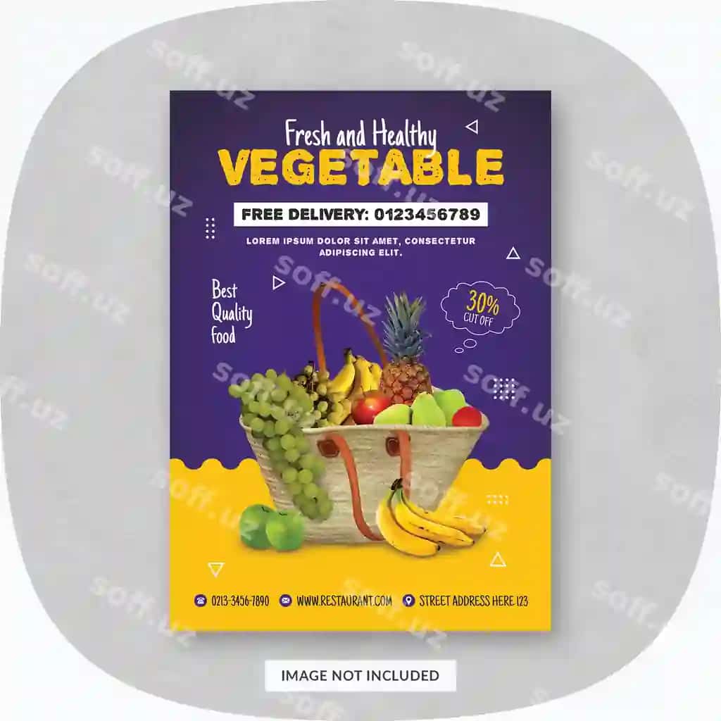 Ovqat flyeri | Food flyer